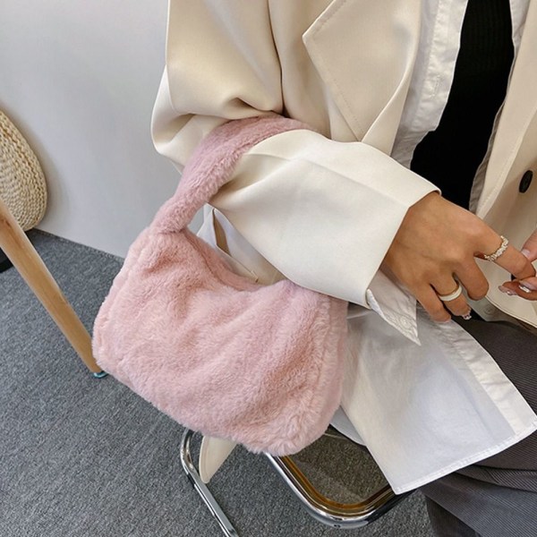 Olkavarsilaukku Fluffy Totes WHITE white