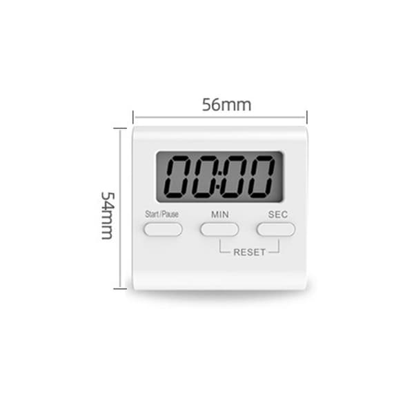 Digital Kitchen Timer Cooking Timer Kjøkken Gadget White
