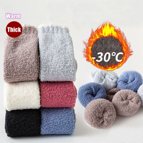 Over Knee Socks Høje Fuzzy Socks SORT Black