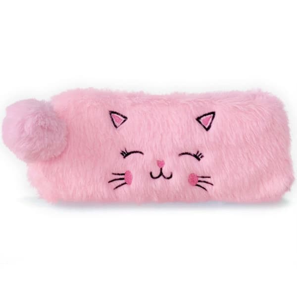 Plysch Kitten Case Pennväska BLÅ Blue