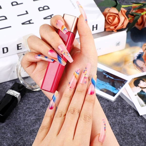 Fake Nails Ballerina 3 3 3
