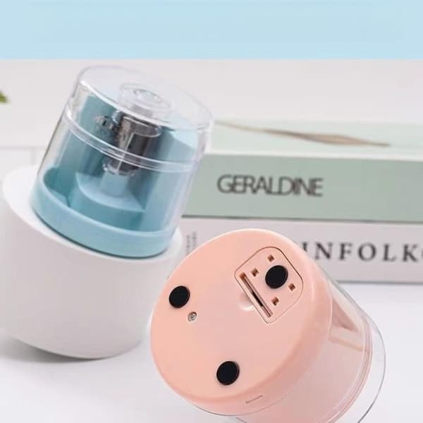 Batteri Blyantspidser Blyantkutter PINK Pink