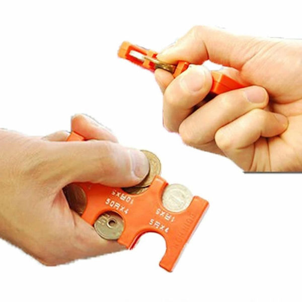 Plastpung møntlomme ORANGE orange