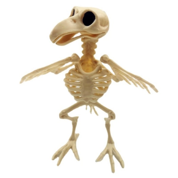 Halloween bevægeligt skelet Dyr falsk skelet KRAGEKRAGE crow