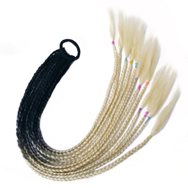 Färgad Pigtail hästsvans Twist Braid Hårrep 3 3 3