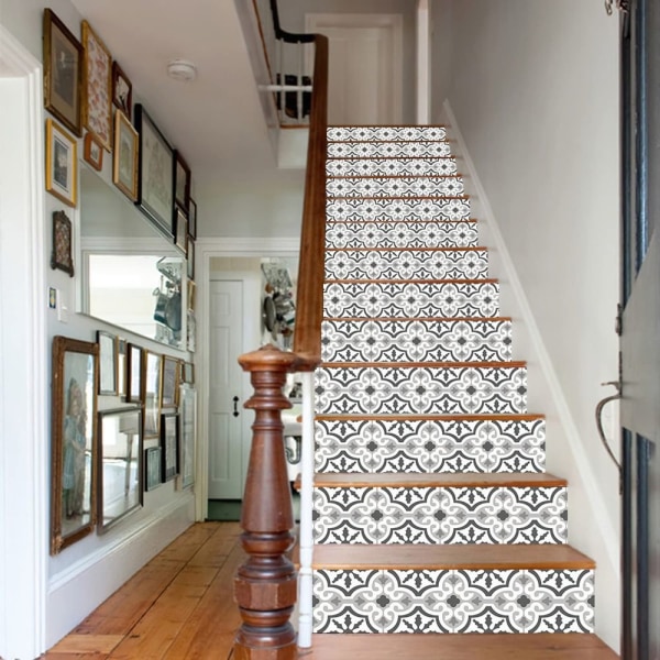 13 Stripes Stair Decals Itseliimautuvat portaiden nousutarrat