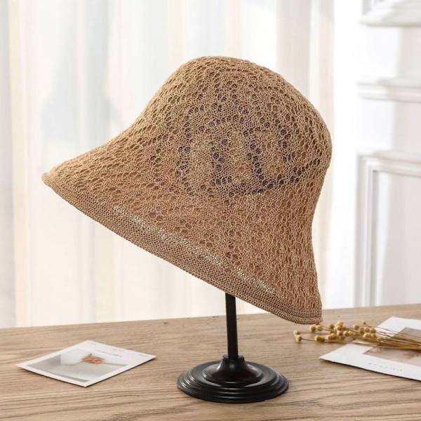 Bøttehatt strandhette KHAKI khaki