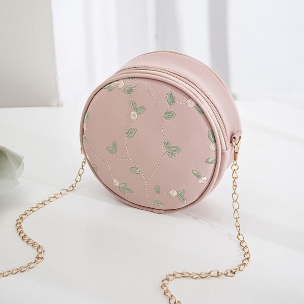 Runda handväskor Crossbody-väskor ROSA Pink