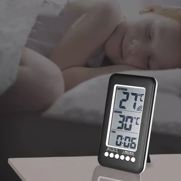 Digitalt termometer temperaturmåler ur