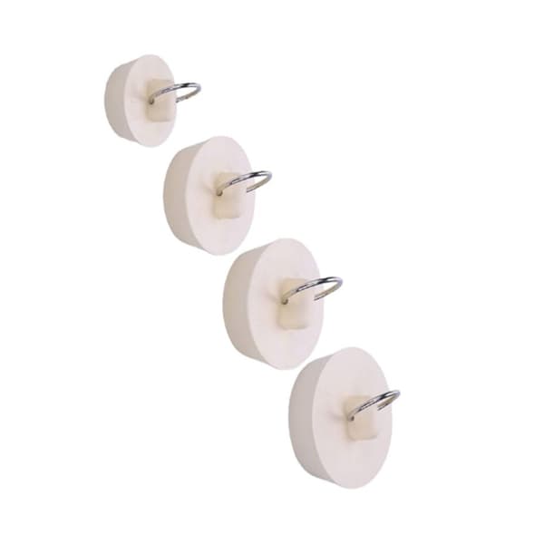 8 stk. Badekaravløpsstopper Gummi Vaskestopper Badekarplugg 8pcs