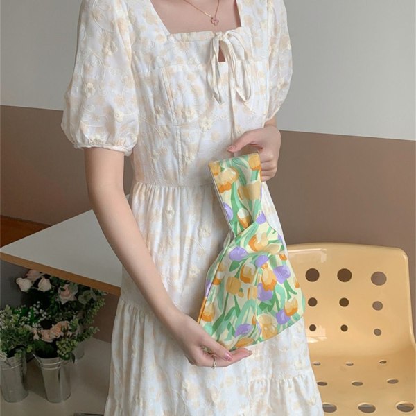 Knot Wrist Bag Håndtaske GUL yellow