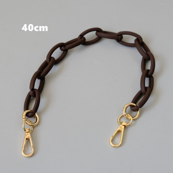 Taske Kæde Taskerem BRUN 40CM 40CM brown 40cm-40cm