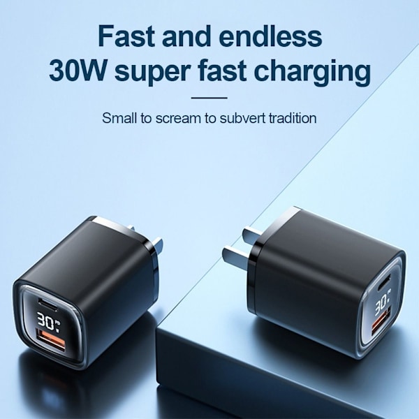 Snabb Snabbladdare Adapter VIT EU PLUG EU PLUG White EU Plug-EU Plug