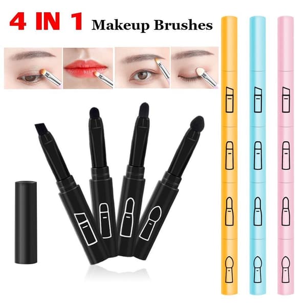 3 STK Makeup Brush Makeup Gadget PINK Pink