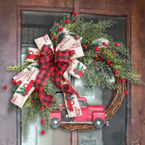 Julkrans Juldörrskylt Ytterdörrkrans
