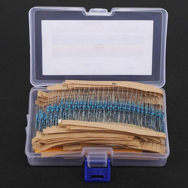 1280 st Resistor Kit Resistor Sortiment Kit Metallfilm