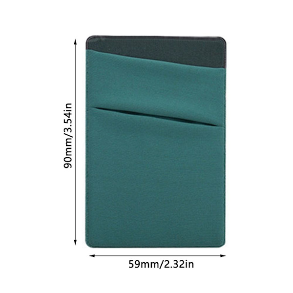Business Credit Pocket Phone Back Card Holder SORT Black