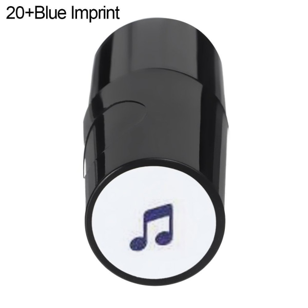 Golfboldstempel Golfstempelmærke 20+BLÅT AFDRAG 20+BLÅT 20+Blue Imprint