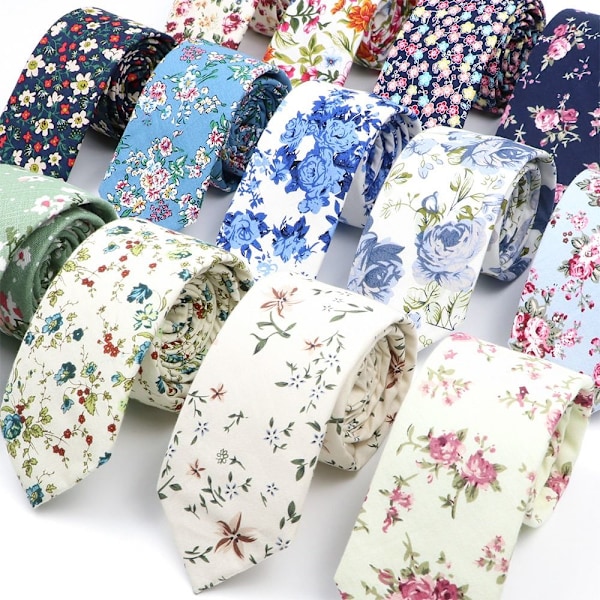 6 cm bomullsslips Cravat 3 3 3