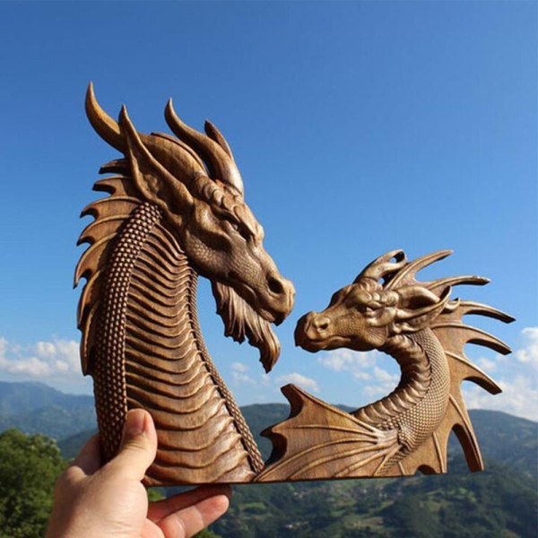 Dragon Wall Art Carving Drage Statue Art 3 3 3