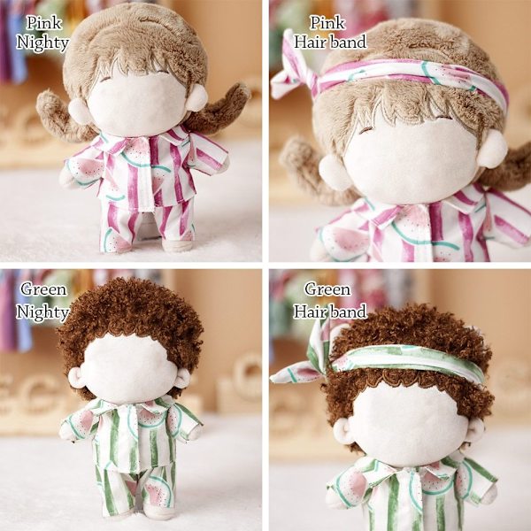 Nukkevaatteet Idol-nukkepuku GREEN NIGHTY NIGHTY green Nighty-Nighty
