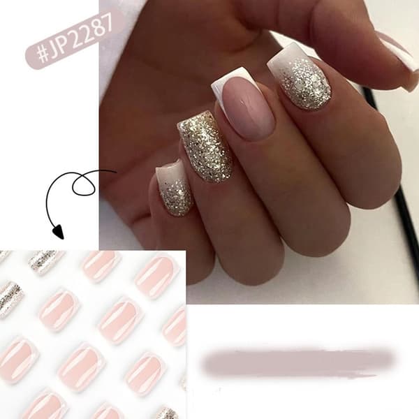 24stk False Nails Long Square JP2370 JP2370 JP2370