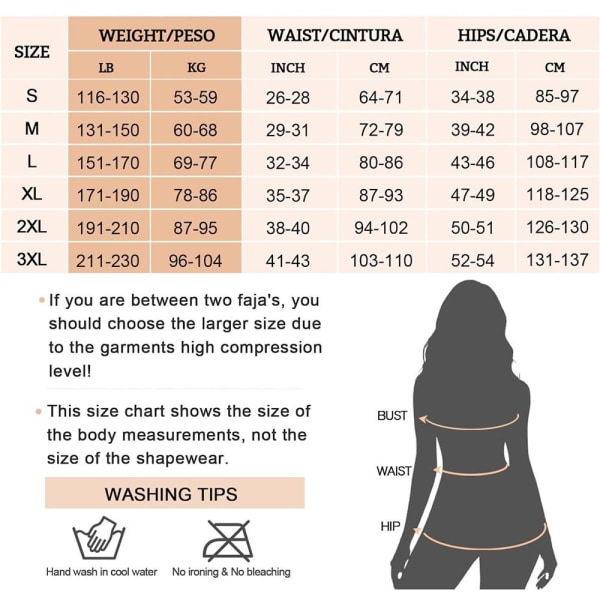 Waist Trainer Corset Bodysuit SORT XL black XL