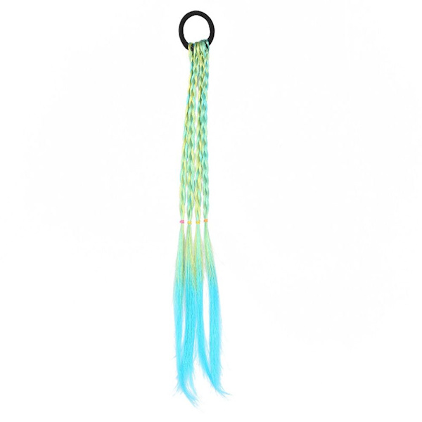2kpl Peruukki Ponytail Peruukki Hiuspunokset LAKE BLUE LAKE BLUE Lake Blue