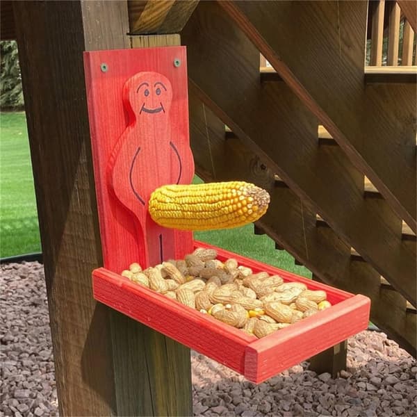 Squirrel Feeder Lintujen ruokintalaitteet PUNAINEN red