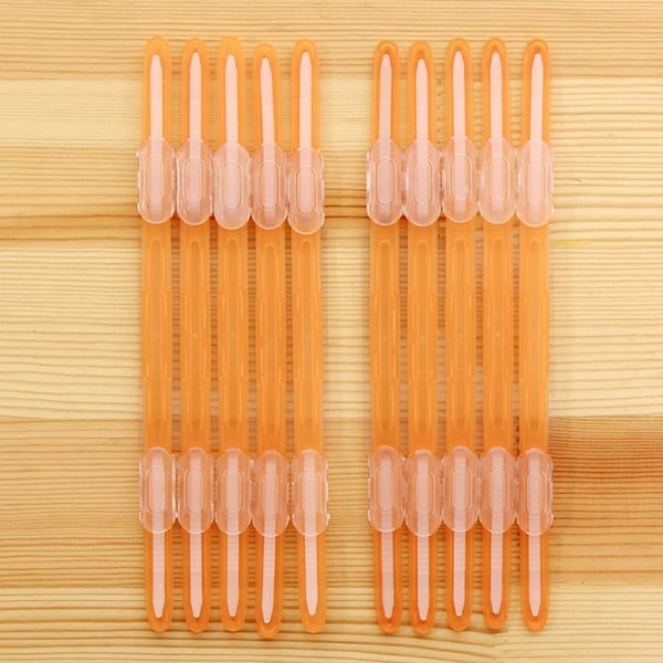 10 st Bindningsklämmor Remsa Lösbladsklämma FÄRG 5 FÄRG 5 Color 5