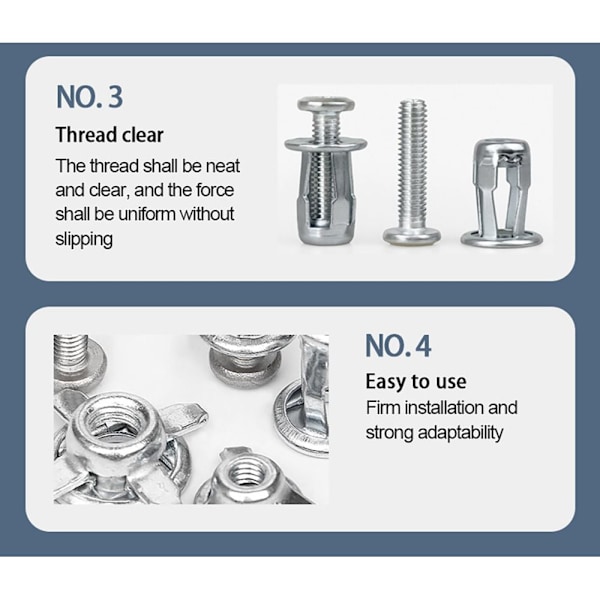 5 st/pack Kronbladnitar Låsmutter 5 SET M5X25MM 5 SET M5X25MM 5 Sets M5x25mm