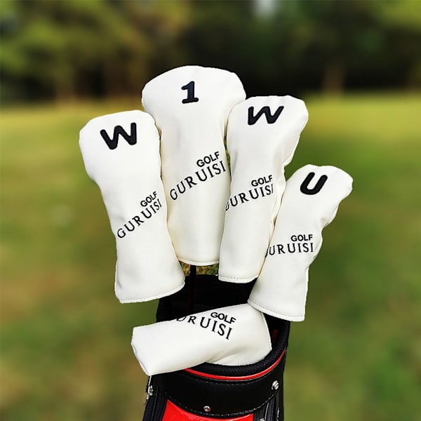 Golf Woods Head Cover Golf Club Cover SORT 5 5 Black 5-5