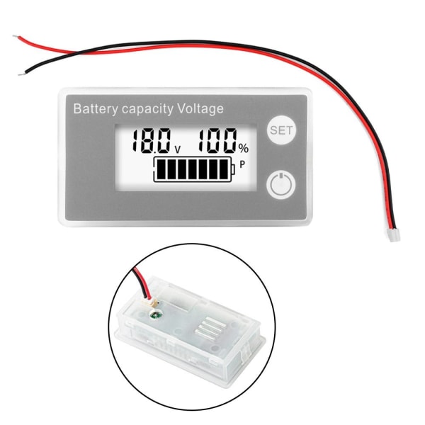 Batterikapasitetsindikator Digital voltmeter B B B