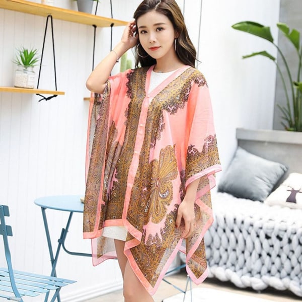 Sjal Scarf Beach Cover Up ROSA Pink