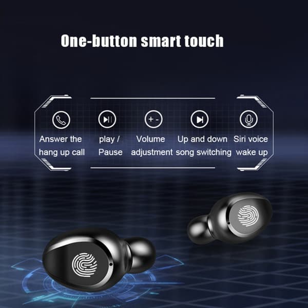 Bluetooth kuuloke Langaton Bluetooth 5.0 In-Ear black