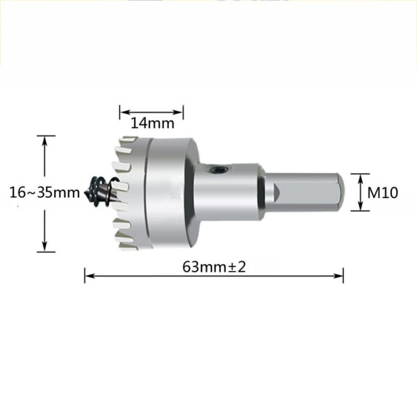 TCT hulsavbor 24MM 24mm