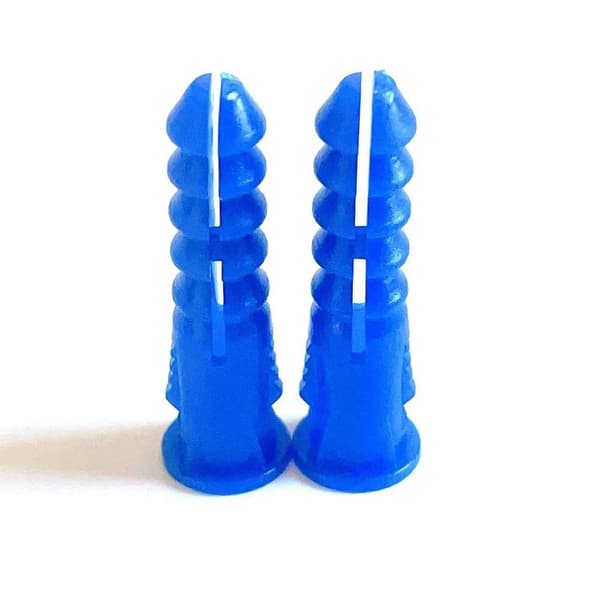 100 stk Plast Ankervegg Koniske Ankere Veggplugg