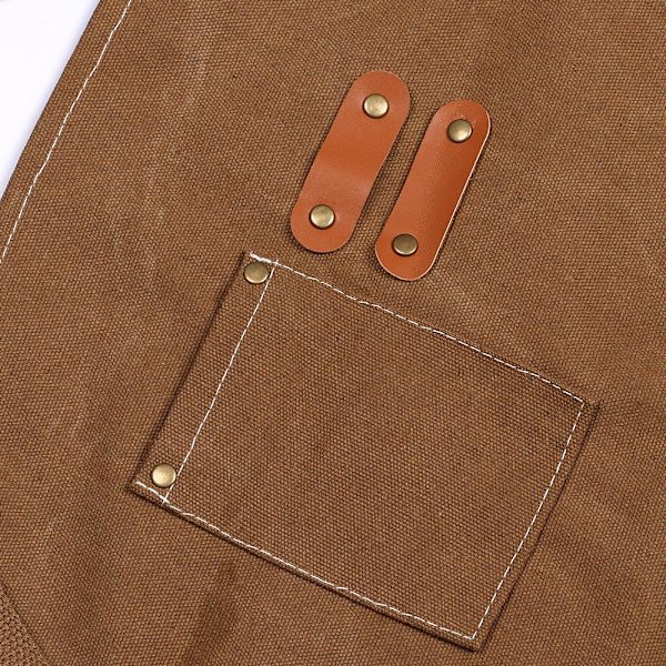 1st Canvas Denim Förkläde Barista Förkläde Vattendroppsresistent