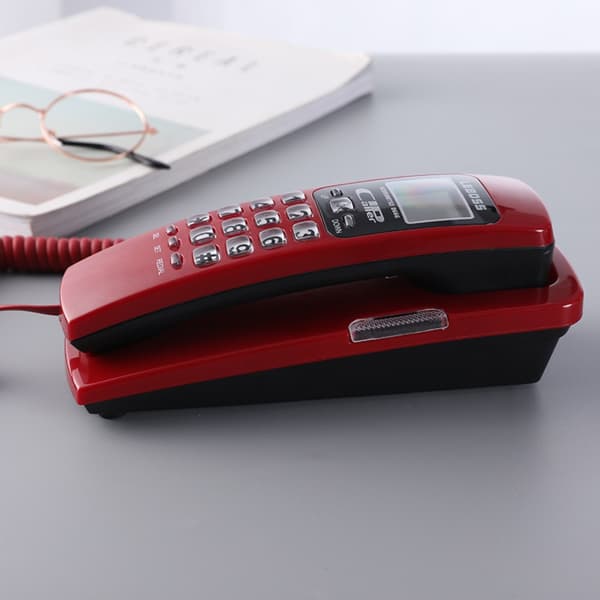 Telefon med ledning Telefon RØD Red