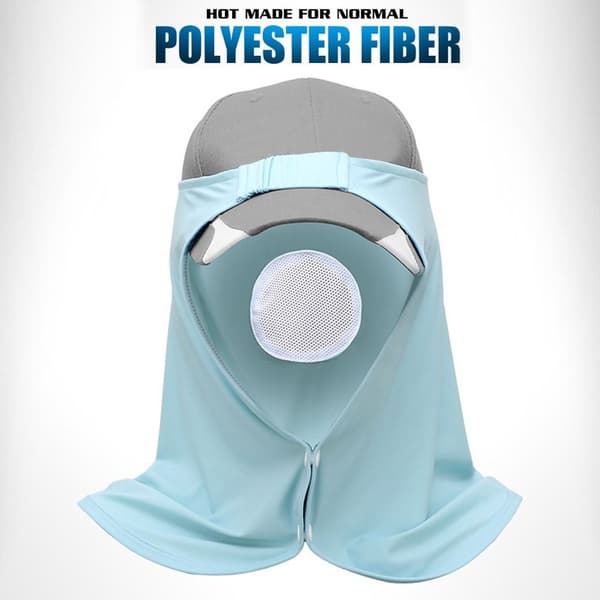 Golf Ice Skjerf Solskjerm Skjerf HVIT White