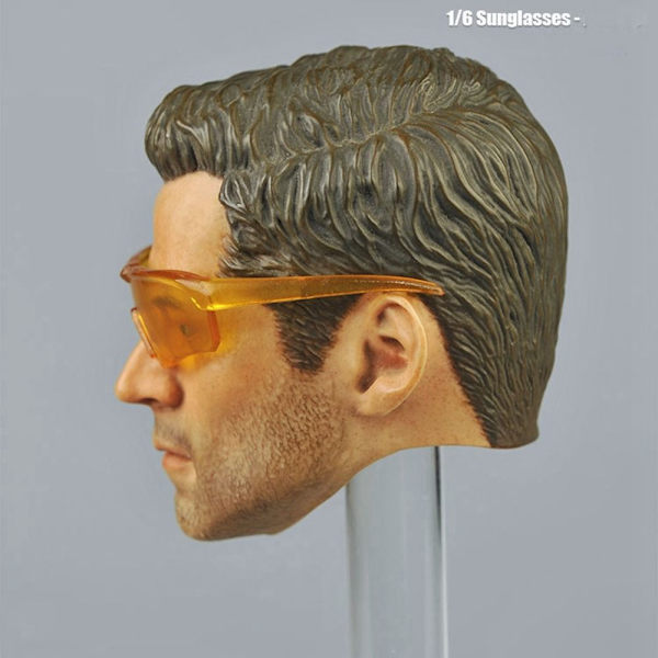 1/6 Soldier Doll Glasses Miesten/Naisten nukkelasit MUSTA Black
