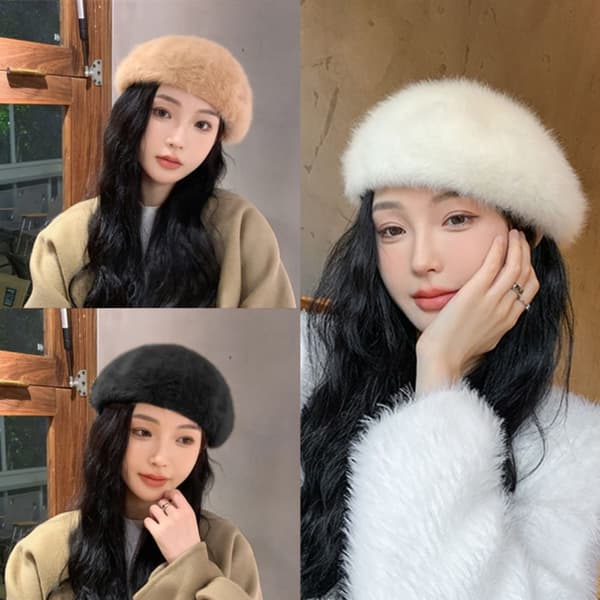 Ull Berets Filthatt HVIT White