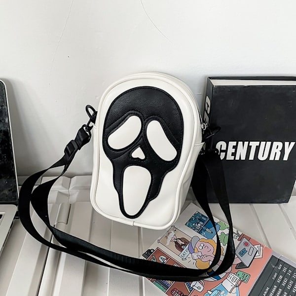 Ghost Bag Y2K väska Axelväskor Handväskor VIT white
