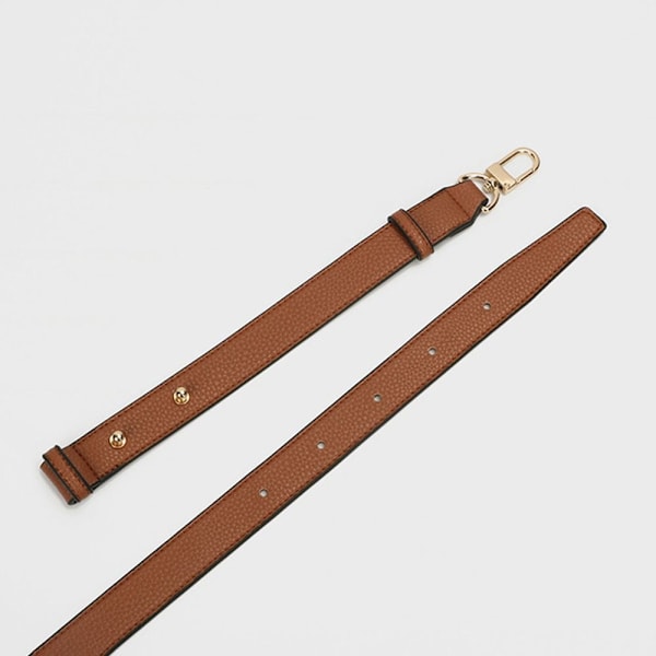 Håndtaskerem i ægte læder Skulder Crossbody-rem CAMEL Camel