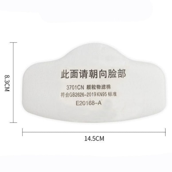 10/20/50 st Dammtät filter bomull Dammtäta kuddar B-20 st B-20PCS