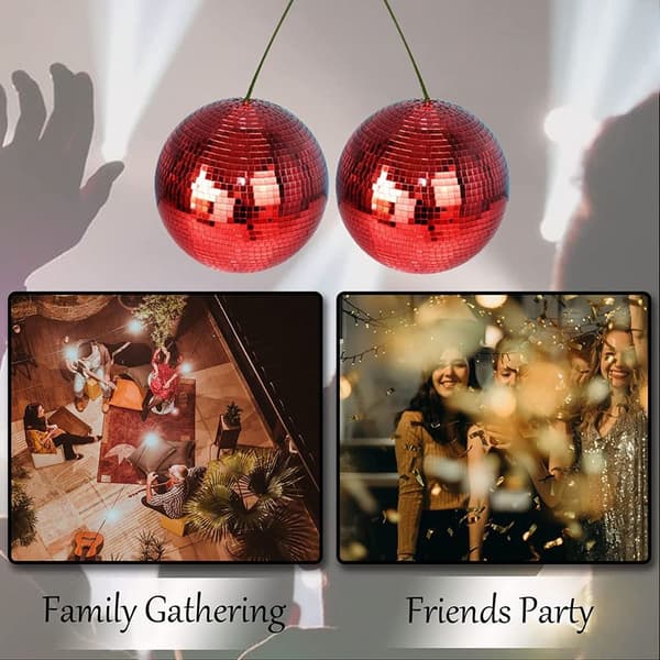 Cherry Disco Ball Home Ornamentti HOPEAA silver