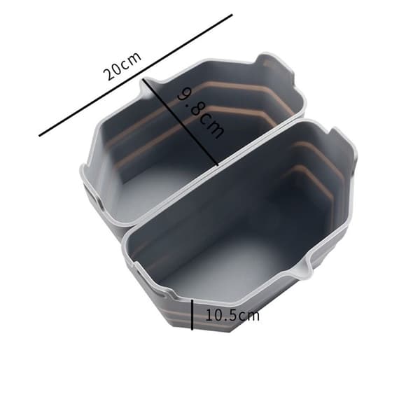 Sammenleggbare Slow Cooker Liners Slow Cooker Divider Liner GRÅ grey