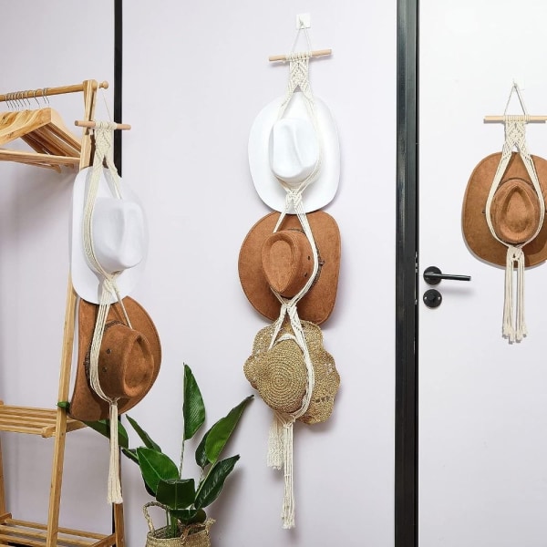 Macrame Hattställ Hatt Displayställ TVÅ VÅNING TVÅ VÅNING two floors
