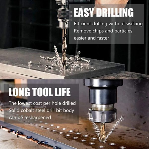 13/19/25 STK Twist Drill Bit Sæt Træbearbejdningsværktøj Bits 25 STK 25PCS