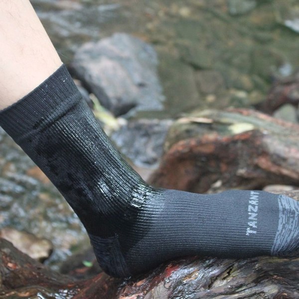 Vandtætte sokker udendørs sportsstrømper SORT XL(47-49) black XL(47-49)